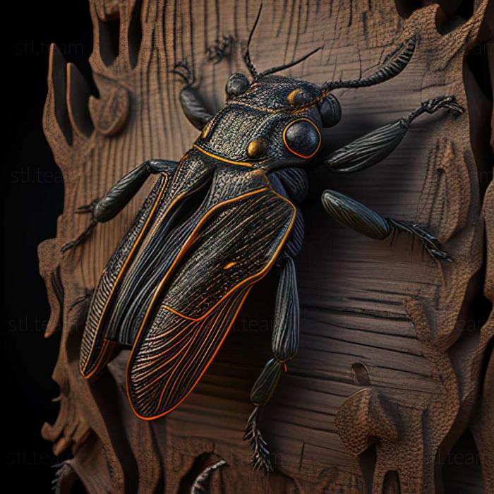 3D модель Agrilus laticornis (STL)